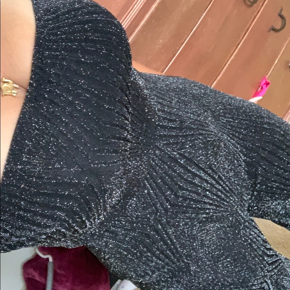 Shimmery strapless jumper bodysuit STRETCH (new)